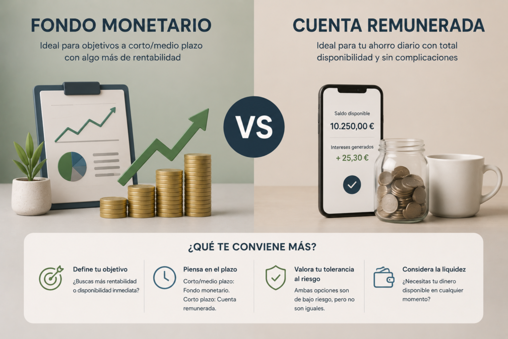 fondo monetario o cuenta remunerada